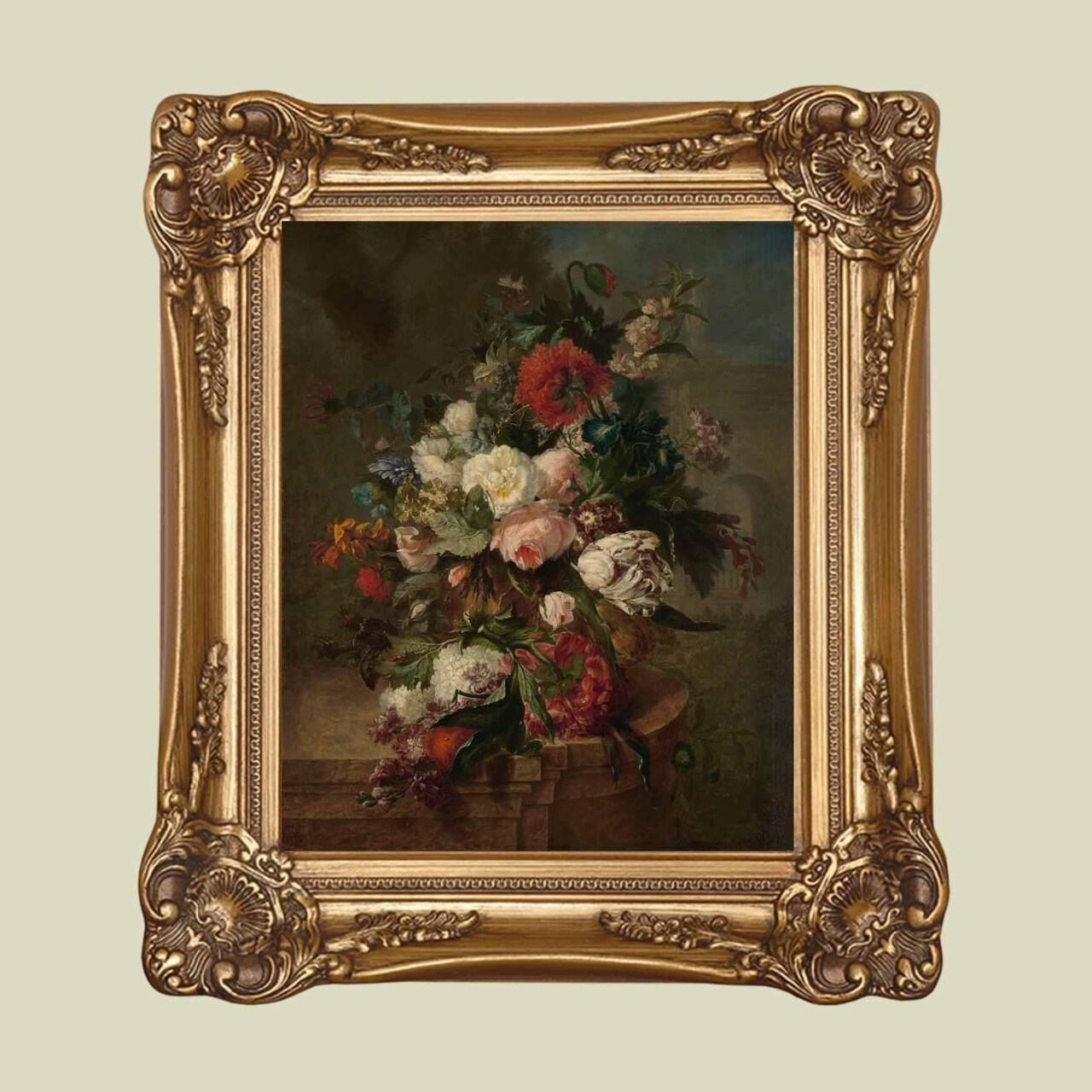 Classic 20x24 Ornate Vintage Antique Gold Picture Frame 4 Inch